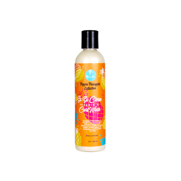 Curls Poppin Pineapple Curl Wash, curly girl approved products for sale at www.curlsforyou.dk, your curly girl shop