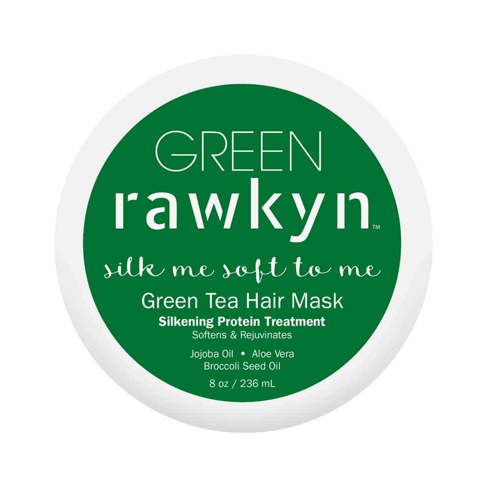 Green Rawkyn Green Tea Hair Mask, curly girl godkendte produkter forhandles ved www.curlsforyou.dk, din curly girl shop