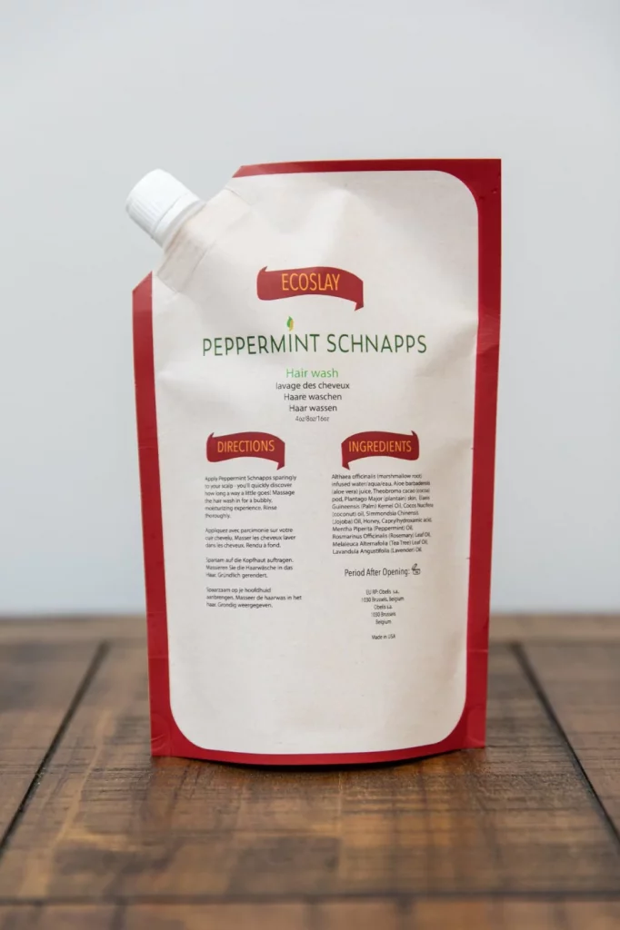 Ecoslay Peppermint Schnapps hair wash