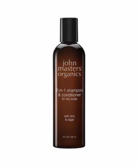 John Masters Organics 2in 1 Shampoo & Conditioner with Zing & Sage curly girl godkendt produkt forhandles ved ww.curlsforyou.dk din curly girl shop