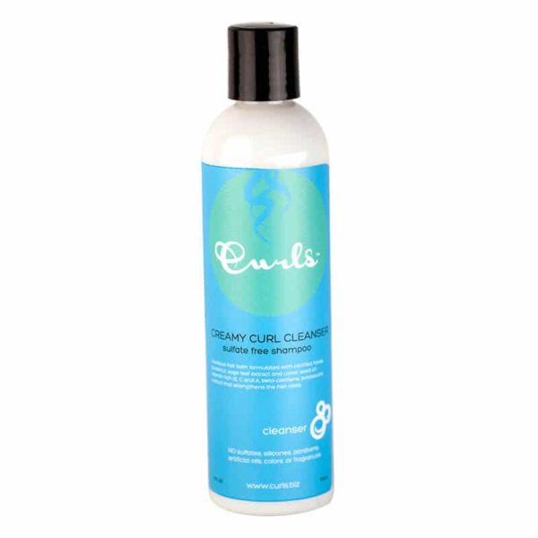 Creamy Curl Cleanser er en low-poo altså en sulfatfri shampoo fra Curls kollektionen Retail Collection til salg på www.curlsforyou.dk