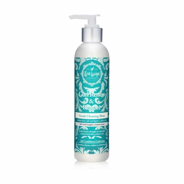 TreLuxe Curl Renew and Restore er en low-poo altså sulfatfri shampoo til salg på www.curlsforyou.dk