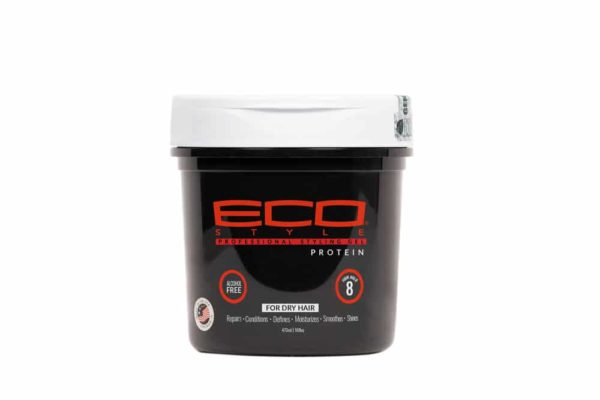 EcoStyler - Protein styling gel hjælper med at pleje og reparere beskadiget hår og samtidig fremme en sund hovedbund.