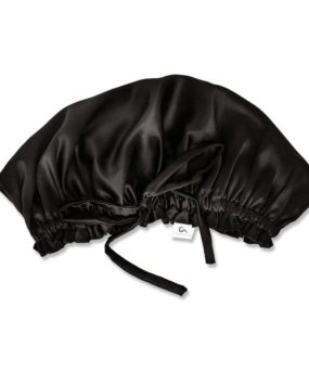 Silke Bonnet fra vores eget CurlsForYou mærke i farven Black