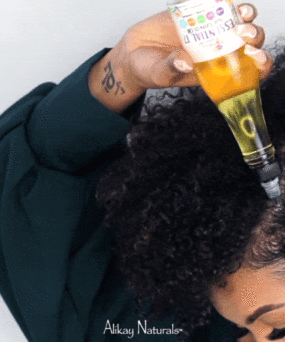 Alikay Naturals Essential 17 Hair Growth Oil use