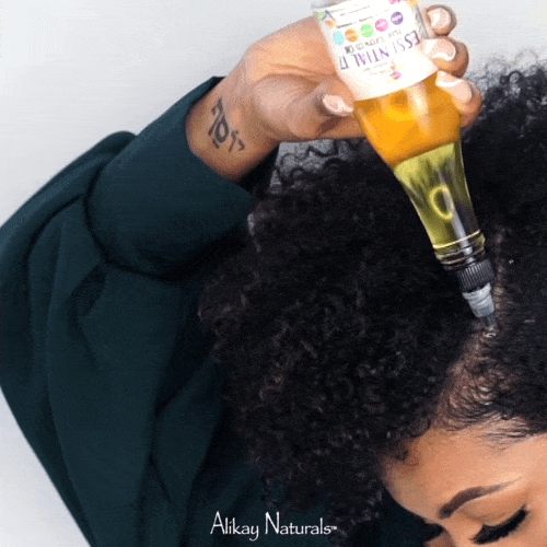 Alikay Naturals Essential 17 Hair Growth Oil use