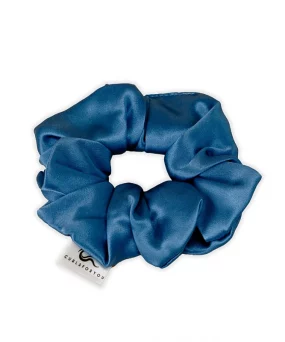 CurlsForYou Stor Scrunchie i farven blå