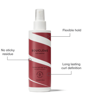Boucleme - Flexible Hold Hair Spray giver fleksibelt hold, holdbare definerede krøller