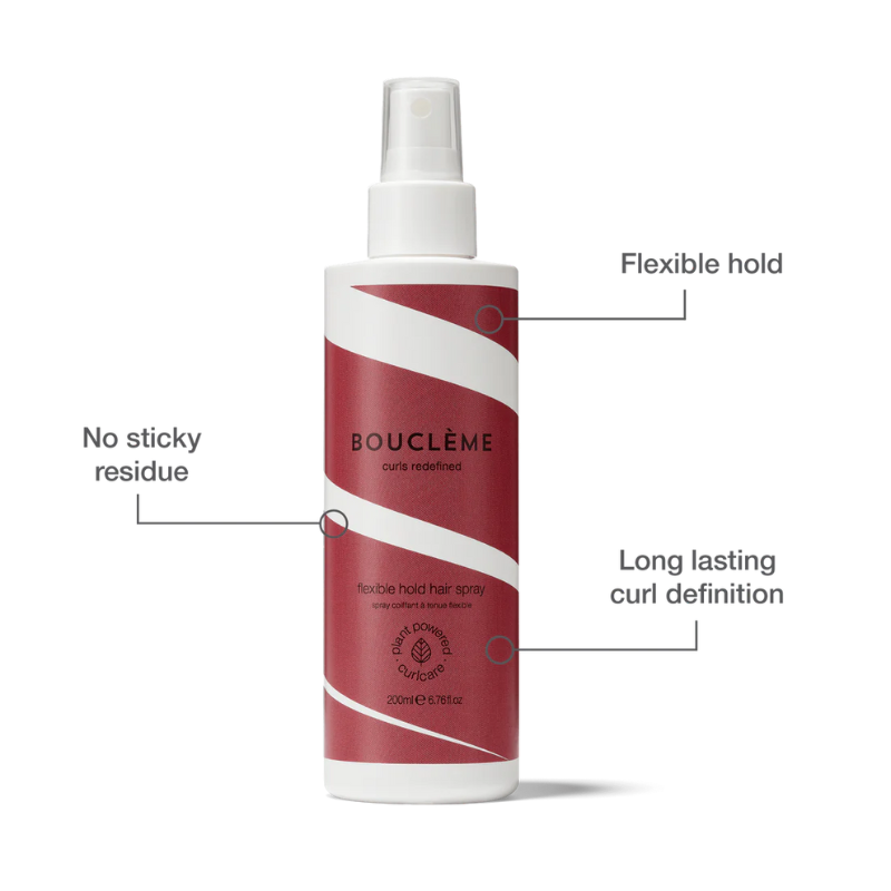 Boucleme - Flexible Hold Hair Spray giver fleksibelt hold, holdbare definerede krøller