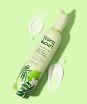 Flora & Curl - Baobab & Marula Restorative Conditioner lifestyle 1