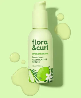 Flora & Curl Baobab Marula Restorative Serum lifestyle 1