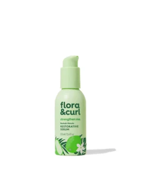 Flora & Curl Baobab Marula Restorative Serum white background