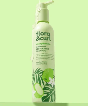 Flora & Curl Baobab & Marula Restorative Shampoo lifestyle 1