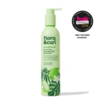 Flora & Curl Baobab & Marula Restorative Shampoo white background