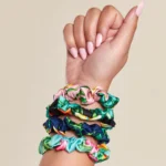 Flora & Curl Small Satin Scrunchies lifestyle 2
