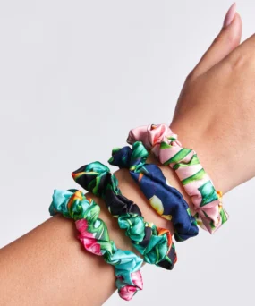 Flora & Curl Small Satin Scrunchies lifestyle 5