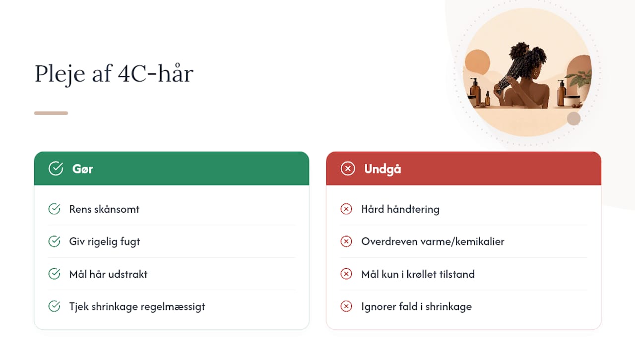 Hvad er 4C-hår, og hvorfor kræver det særlig pleje? — overview diagram