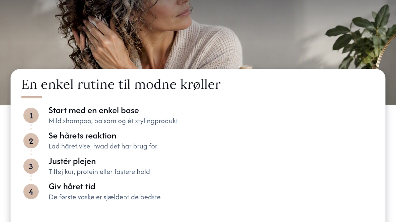 Vores perspektiv på modne krøller — overview diagram